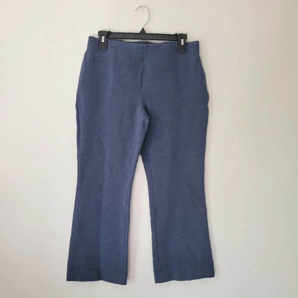 Talbots Denim Blue Montauk Pants 6 Kick Crop